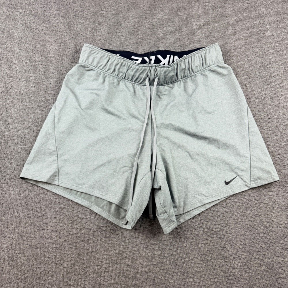 Nike Women's XS Dri-Fit Training Shorts‎ Gray CJ2299-073